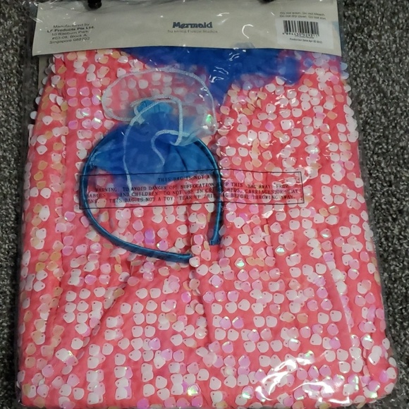 New! Girls Mermaid costume! Small 4-6 - Picture 5 of 8